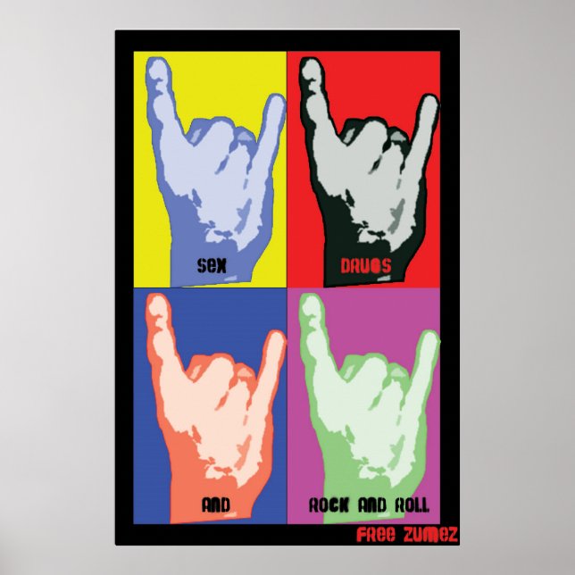 Rock N Roll Poster (Framsidan)