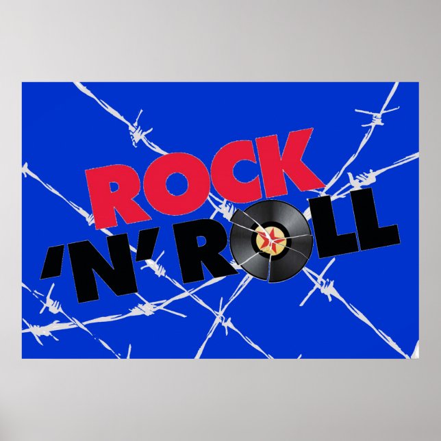 Rock N Roll Poster (Framsidan)