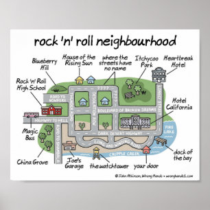rock n roll poster