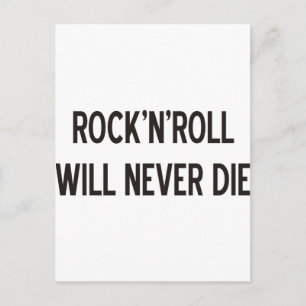 Rock 'n' Roll-produkter & design! Vykort