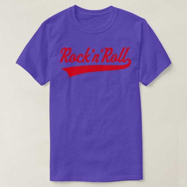 Rock n Roll Red T Shirt (Design framsida)