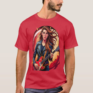 Rock n Roll ReverieKvinna av Rock pojke T Shirt
