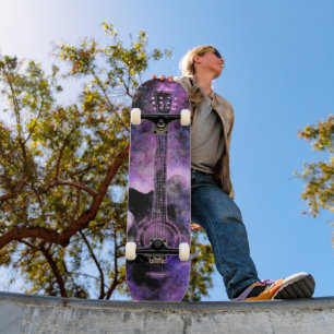 Rock N Roll Skateboard - Hett Guitar - Rock musik