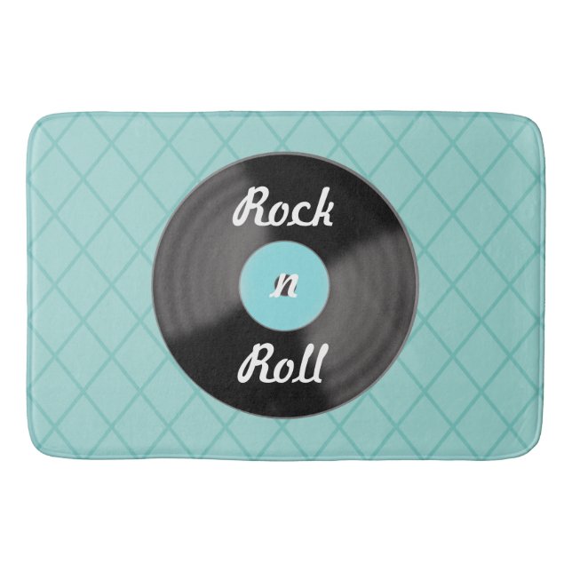 Rock n Roll Skivinbadmattan Matta (Framsidan)