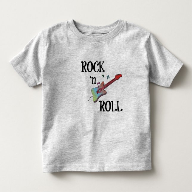 Rock n Roll Småbarn T-Shirt (Framsida)