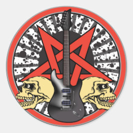 Rock n Roll Star Runt Klistermärke