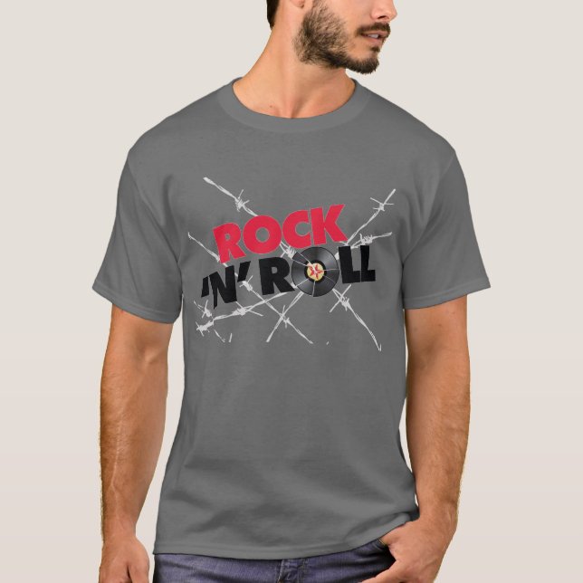 Rock N Roll T-Shirt (Framsida)