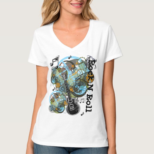 Rock N Roll Tee Shirt (Framsida)