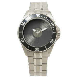 Rock n Roll Vinyl Record Album Armbandsur