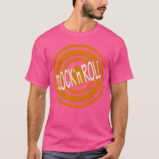 Rock n Roll White Word girl T Shirt