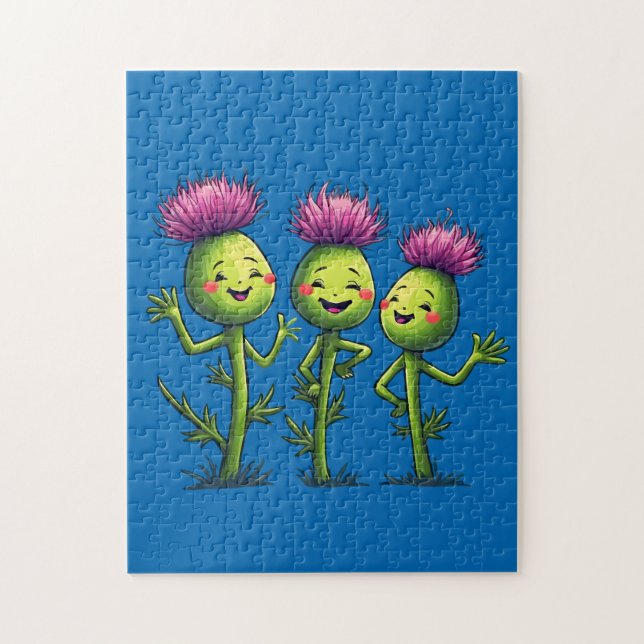 Rock N Thistles Scottish Festival Flowers Pussel (Vertikal)