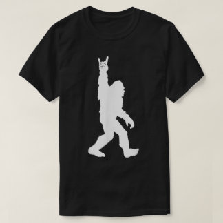 Rock On Bigfoot Siluett T Shirt