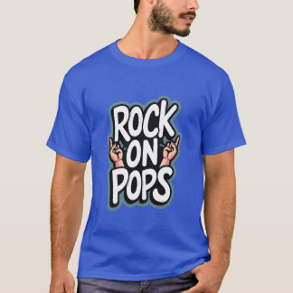 ROCK ON POPS kille T Shirt