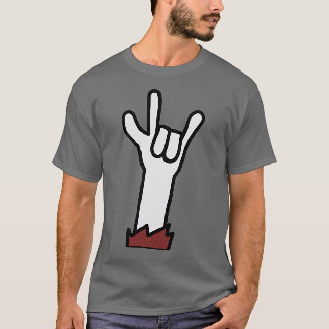 Rock on! t shirt (Framsida)