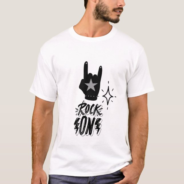 Rock On T Shirt (Framsida)