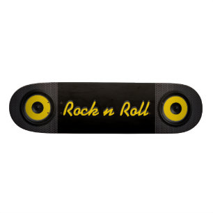 Rock på rullskateboard mini skateboard bräda 18,5 cm