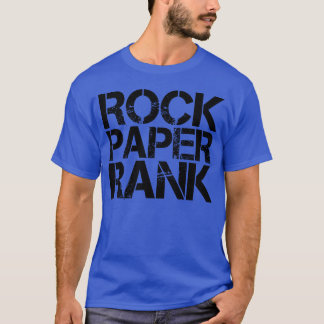 Rock Paper Rank familj T Shirt