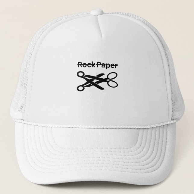 Rock Paper Scissors Roligt Lesbiskt Tema Keps (Framsida)