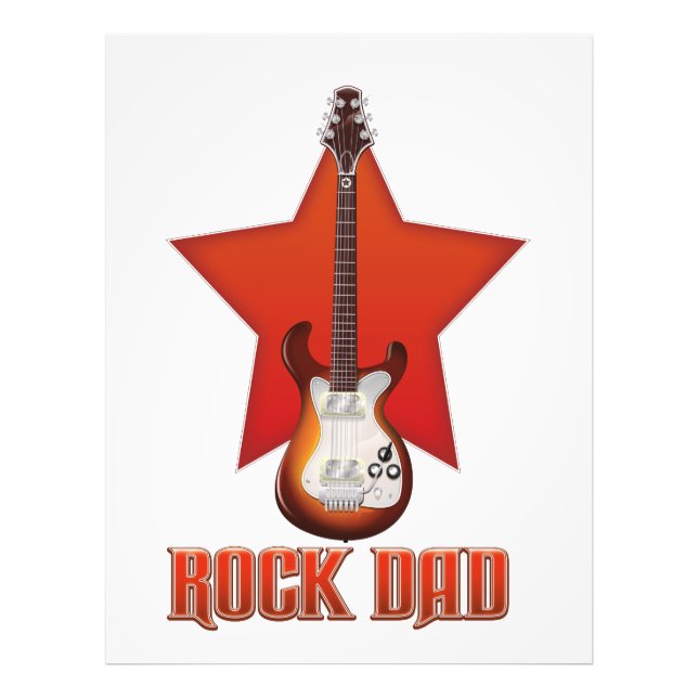 Rock Pappa Fototryck (Framsidan)