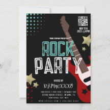 Rock Party Festival DJ Party Bar Club Flyer 