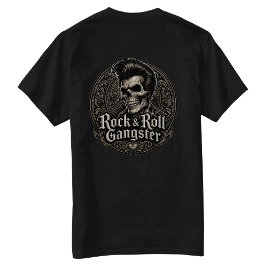 Rock & Roll Gangster Back hit T Shirt