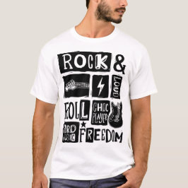 Rock & Roll Musikälskarens Dröm T Shirt