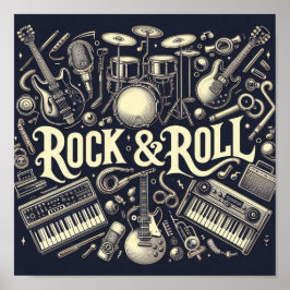 Rock & Roll Poster