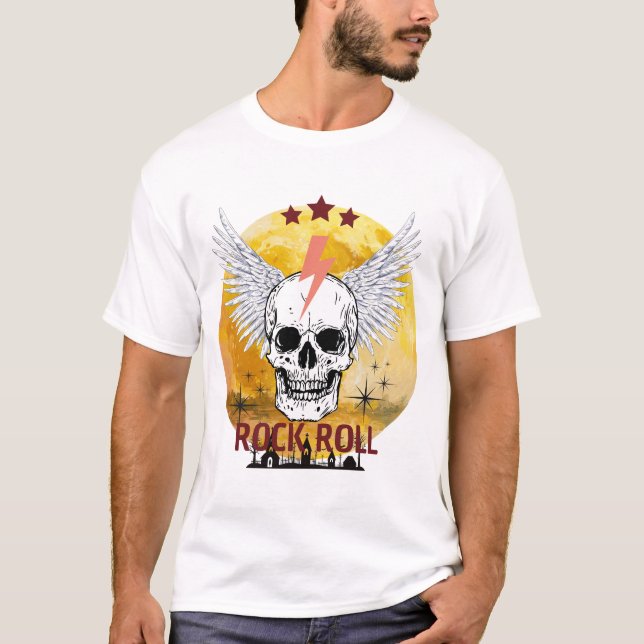 Rock Roll T Shirt (Framsida)