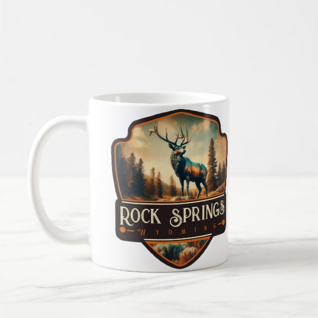 Rock Springs, Wyoming | Vintage Kaffemugg (Vänster)