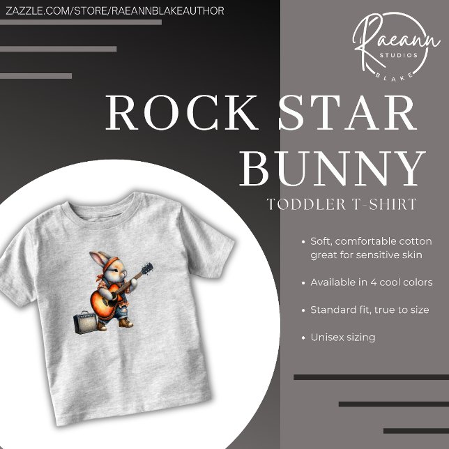Rock Star Bunny Barn T-Shirt (Skapare uppladdad)