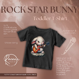 Rock Star Bunny Spädbarn T-Shirt