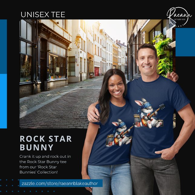 Rock Star Bunny T-shirt (Skapare uppladdad)