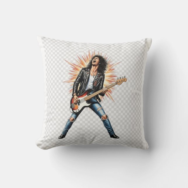 Rock star cushion kudde (Framsida)