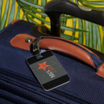 Rock Star Distressed Grunge Red Star Bagagebricka<br><div class="desc">Identify your bags with ease and attitude using these rock star vintage grunge luggage tags. Each tag features a bold red star and distressed music-inspired typography, ensuring your suitcase stands out at the airport or on the tour bus. The weathered, dark background provides a rugged look that is perfect for...</div>