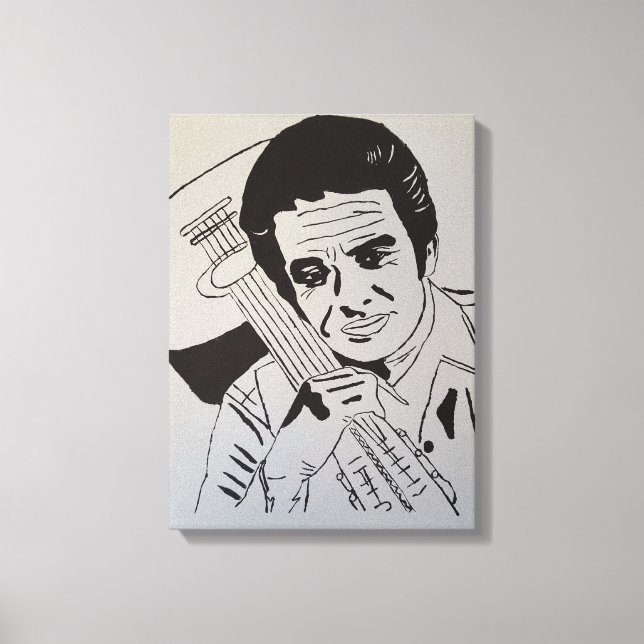 Rock Star Hand Painted by Mark ELsen Canvastryck (Framsida)