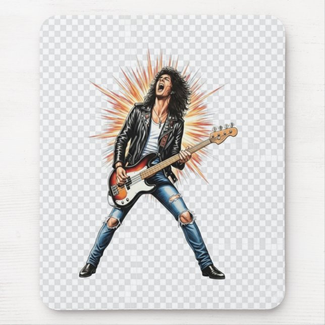 Rock star mousepad musmatta (Framsidan)