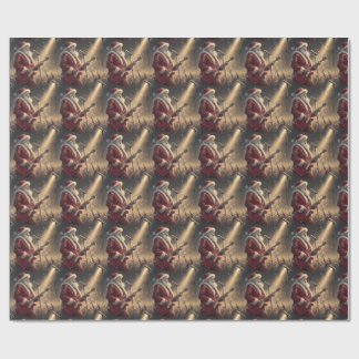 Rock Star Santa Inpackningspapper Presentpapper