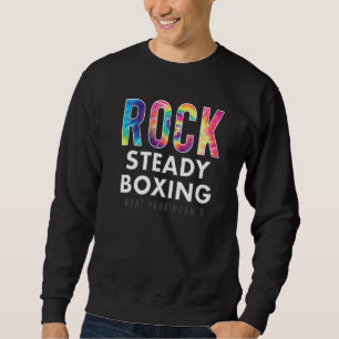 Rock Steady Boxning Hippie Tie Dye NY Lång Ärmad Tröja