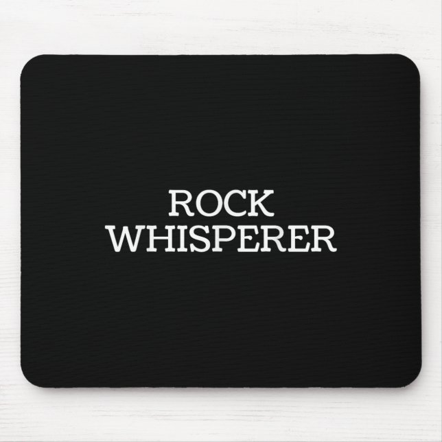 Rock Whisperer - Funny Geologist Stone Rock Collec Musmatta (Framsidan)