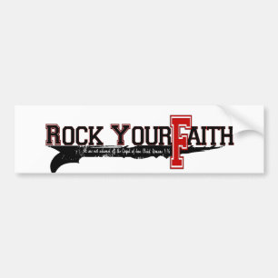 Rock Your Faith-signatur Bildekal