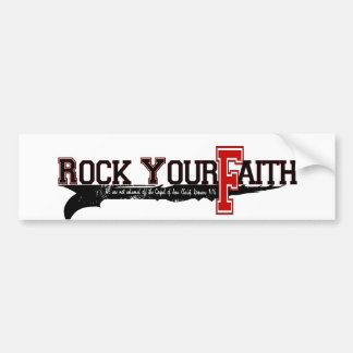 Rock Your Faith-signatur Bildekal