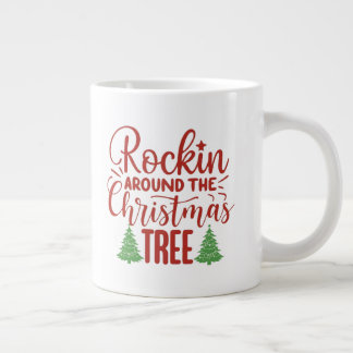 Rocka runt julgranen jumbo mugg