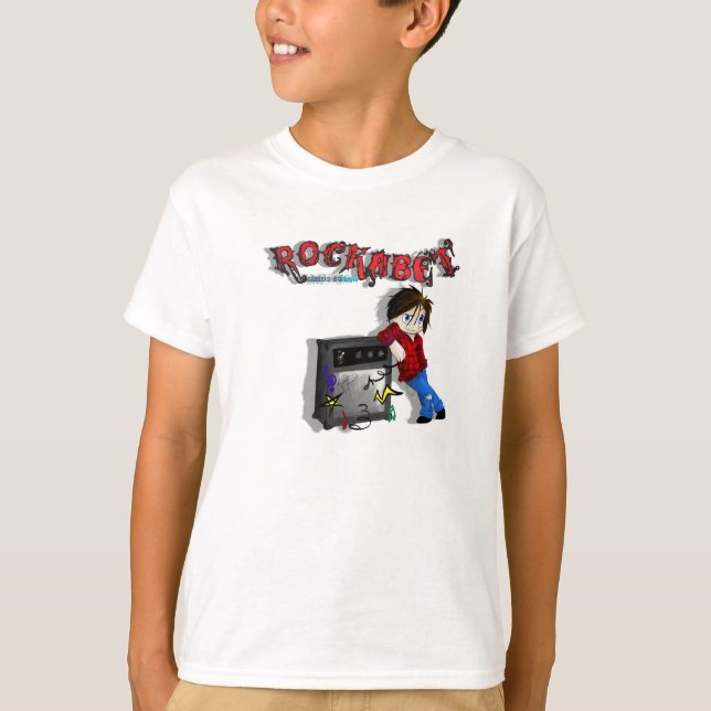 Rockabet t-skjorta tee shirt (Framsida)