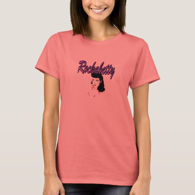 Rockabetty Porträtt Tee (Framsida)