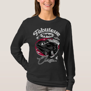 Rockabilly 50-tals Sock Hop Rock And Roll Kostym G T Shirt