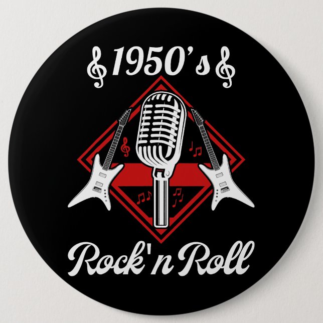Rockabilly 50s Rock and roll Music Knapp (Framsida)