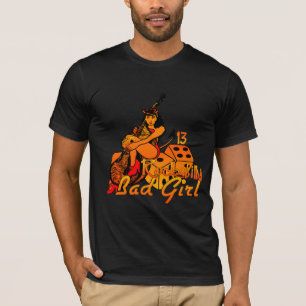 Rockabilly dåligaflickaskjorta t shirt