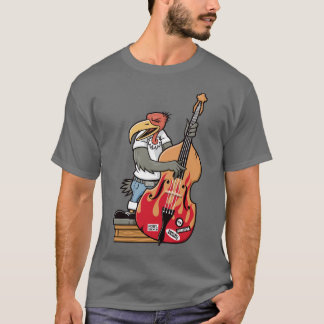 Rockabilly fågel t shirt