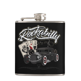Rockabilly Flachmann Fickplunta
