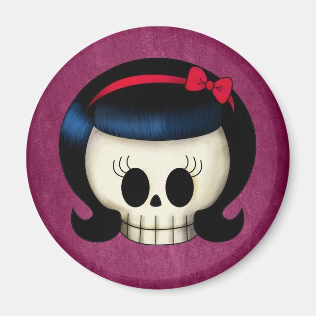 Rockabilly Girl Magnet (Framsidan)